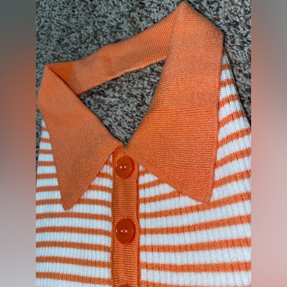 Collared Stripped Top! - Picture 3 of 8